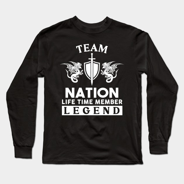 Nation Name T Shirt - Nation Life Time Member Legend Gift Item Tee Long Sleeve T-Shirt by unendurableslemp118